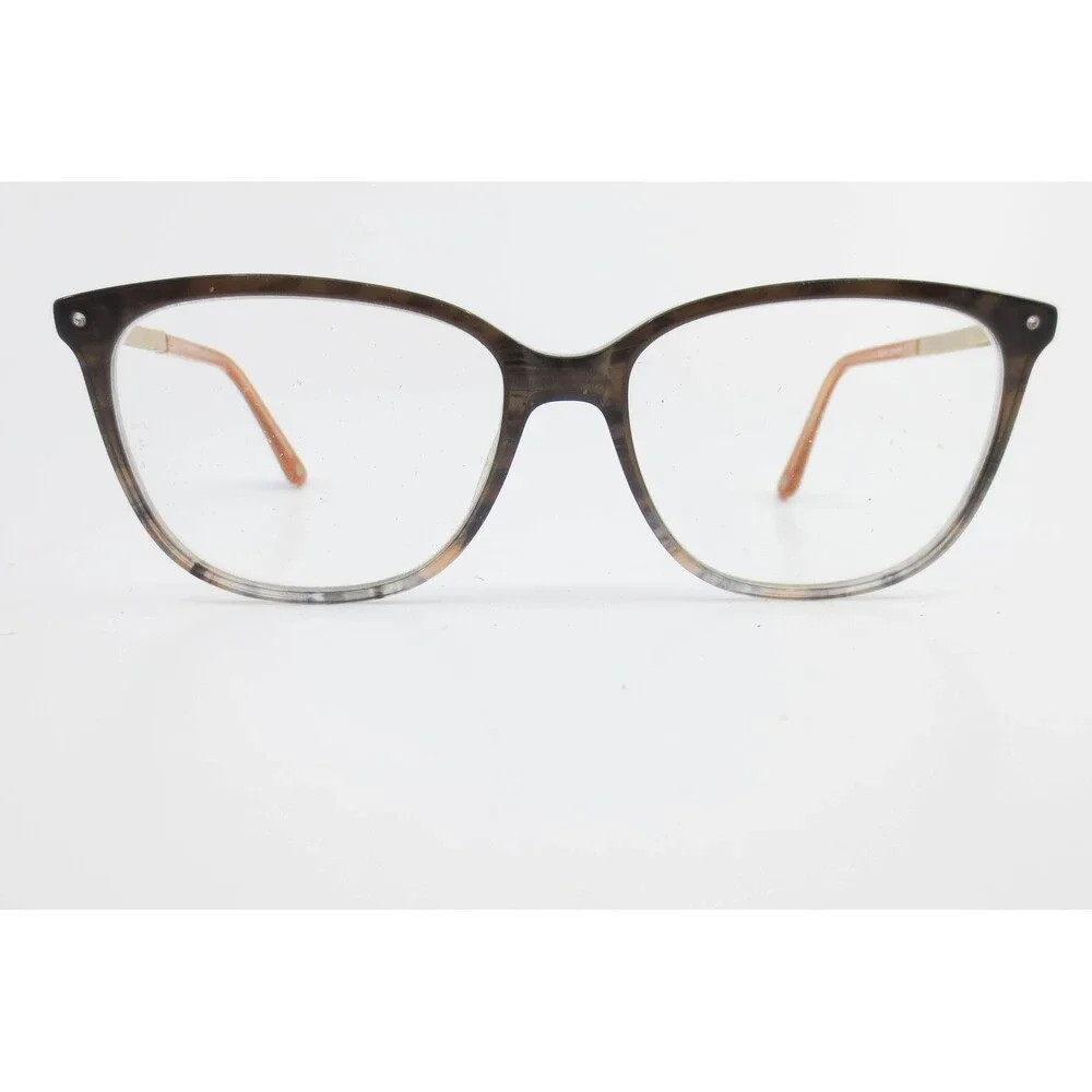 Bulova Navarre Brown Fade Cat Eye Eyeglasses Glitter Detail 53-15-140